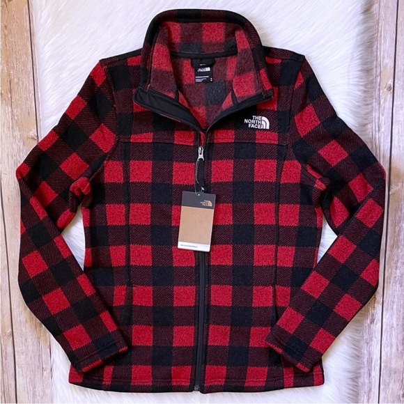 The North Face Jackets & Blazers - The North Face Women’s Buffalo Plaid Maggy Sweater Fleece Jacket